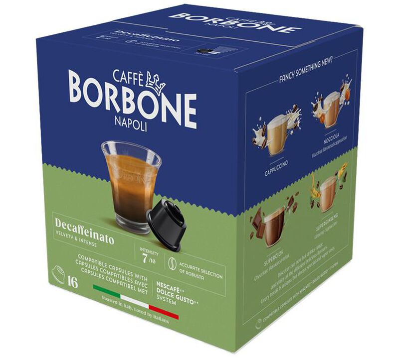 Nescaf&eacute;* Dolce Gusto* Decaffeinato Caff&egrave; Borbone 16 coffee pods image number 0