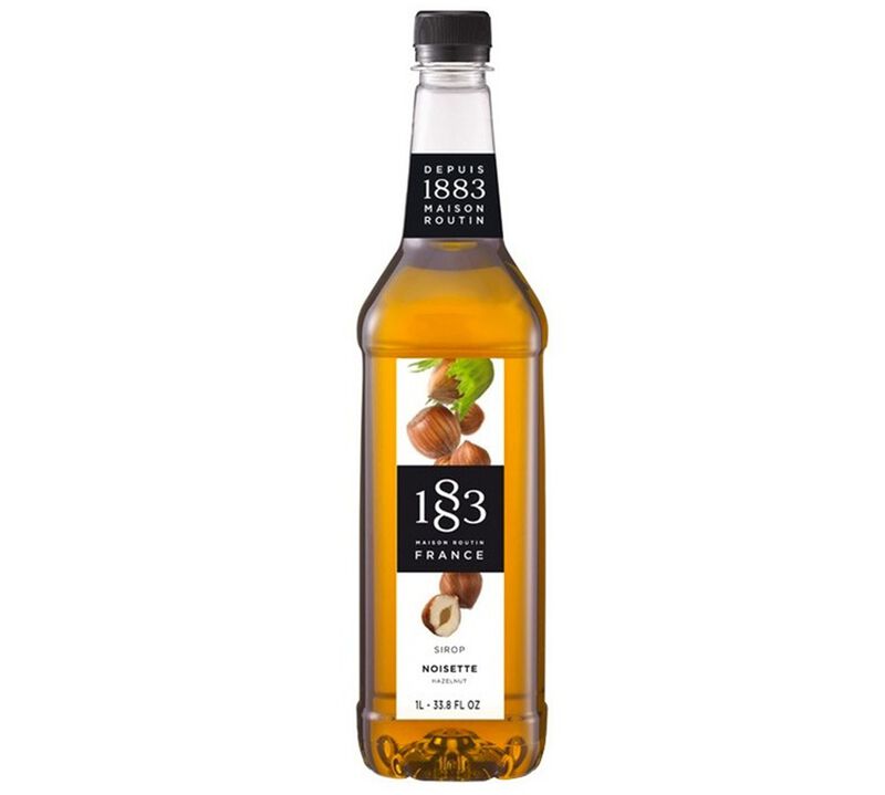 Sirop 1883 Routin Noisette - Bouteille Plastique - 1L image number 0