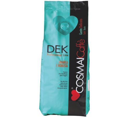 Caff&egrave; Cosmai - Caff&egrave; in grani - Dek Arabica/robusta 500 g