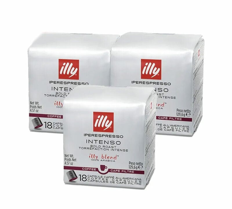 Illy Iperespresso Intenso Filter Coffee - 54 coffee capsules image number 0