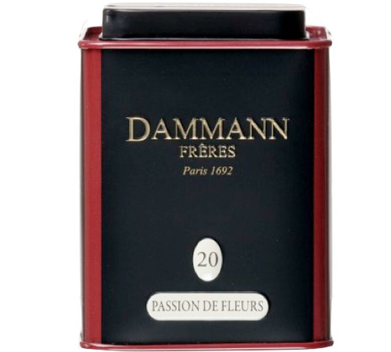 N&deg;20 Passion de Fleurs white tea - 60g tin of loose leaf tea - Dammann Fr&egrave;res image number 0