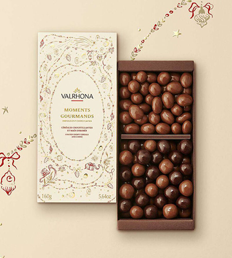 Valrhona Christmas 2025 Gourmet Moments Chocolate Box - 160 g image number 1