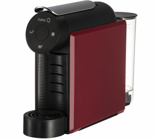 Machine &agrave; caf&eacute; capsules Delta Q Mini Qool - Rouge + Offre cadeau
