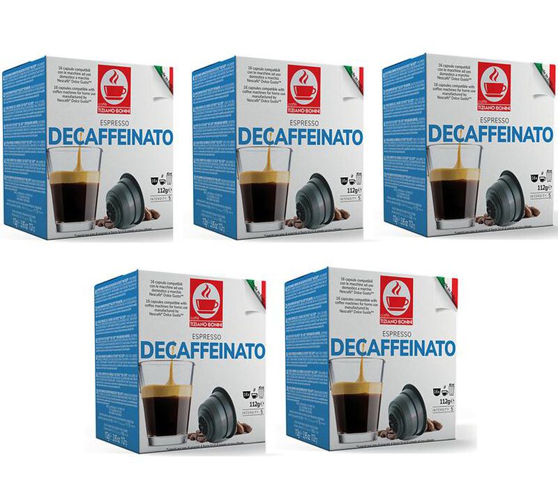 80 Nescaf&eacute;* Dolce Gusto* Compatible Pods Espresso Decaffeinated &ndash; CAFFE BONINI image number 0