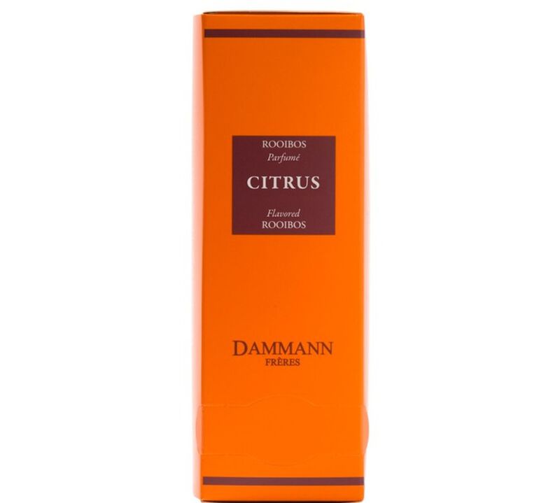 Rooibos Citrus - 24 Cristal&reg; tea bags - Dammann Fr&egrave;res image number 0