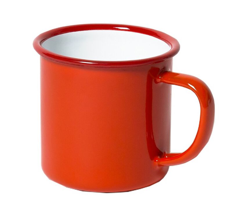Falcon Enamelware Henkelbecher rot 0,35 L image number 0