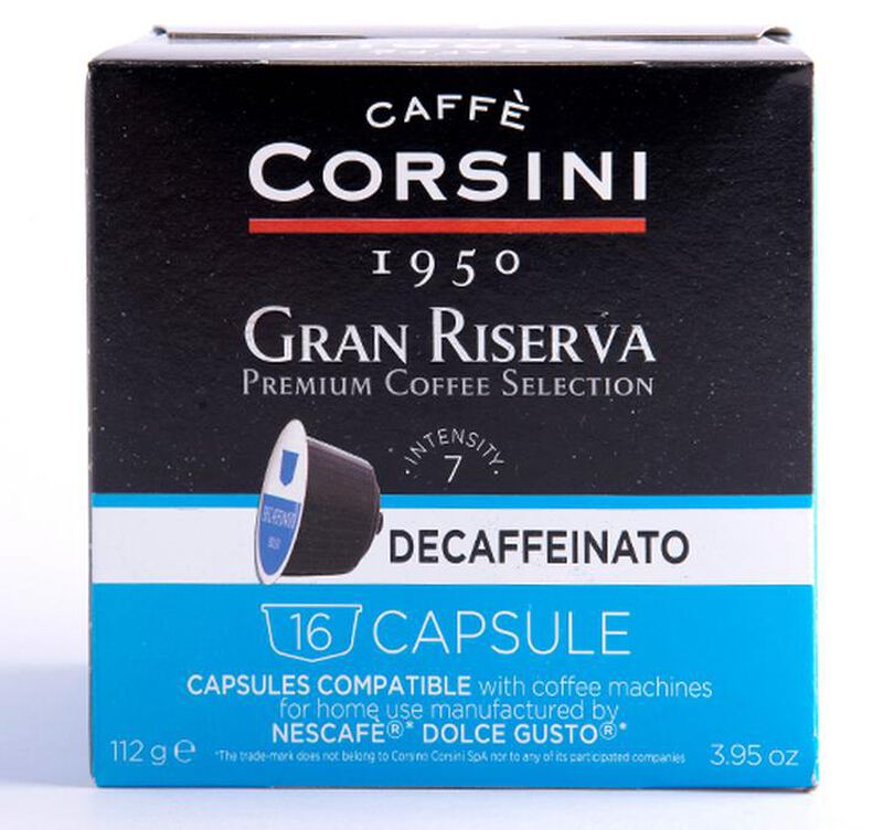 16 Nescaf&eacute;* Dolce Gusto* Compatible Pods Gran Riserva Decaffeinato &ndash; CORSINI image number 3