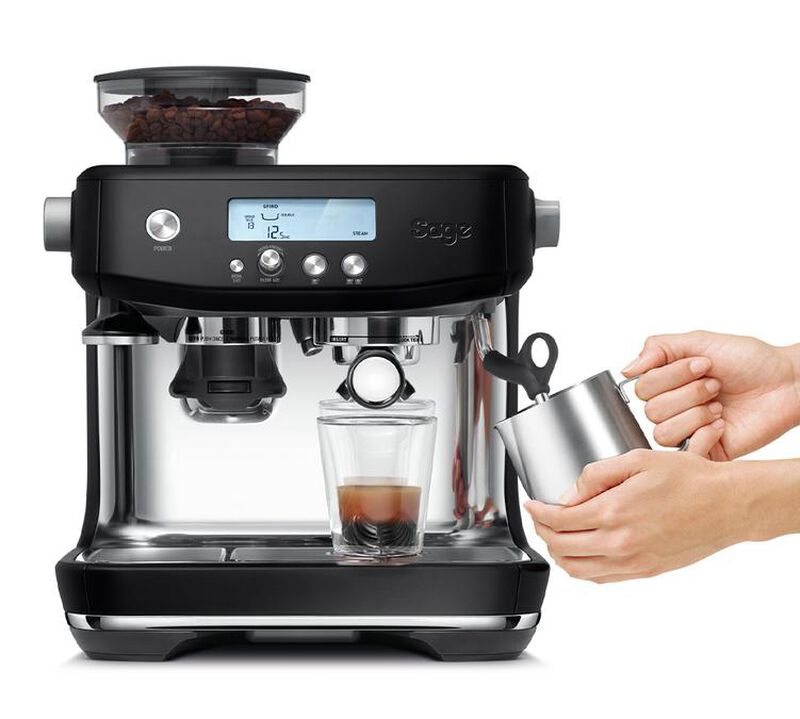 SAGE - Macchina da caff&egrave; espresso - The Barista Pro - Black Truffle Nera image number 1