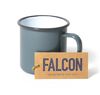 Falcon Enamelware Henkelbecher grau 0,35 L image number 1