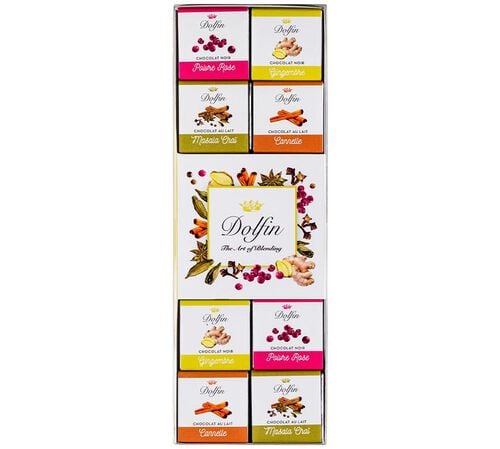 Assortiment Chocolat &Eacute;pic&eacute;s 4 Saveurs - 24 napolitains - DOLFIN