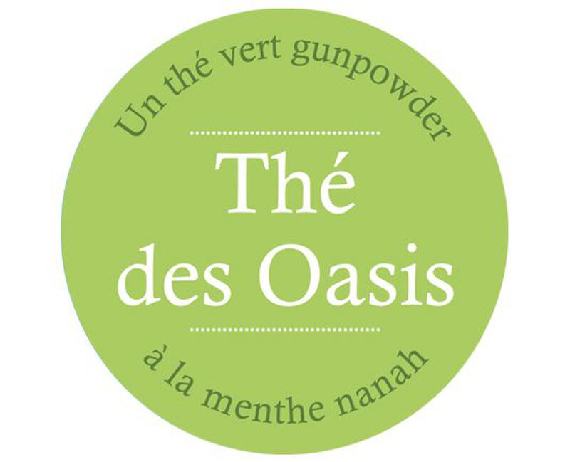 Th&eacute; des Oasis mint green tea - 90g loose leaf tea in tin by Comptoir Fran&ccedil;ais du Th&eacute; image number 2