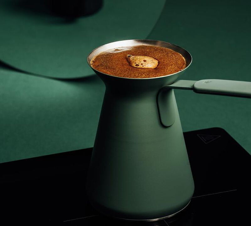 GOAT STORY Otto - Turkish coffee maker in Sage Green image number 3