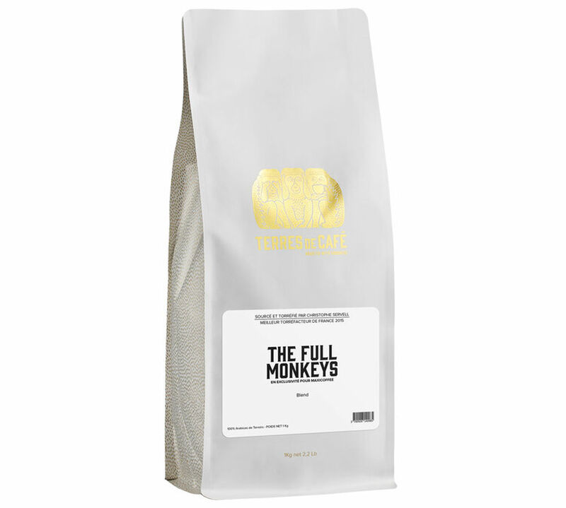 Terres de caf&eacute; - Full Monkey coffee beans - 1kg image number 0