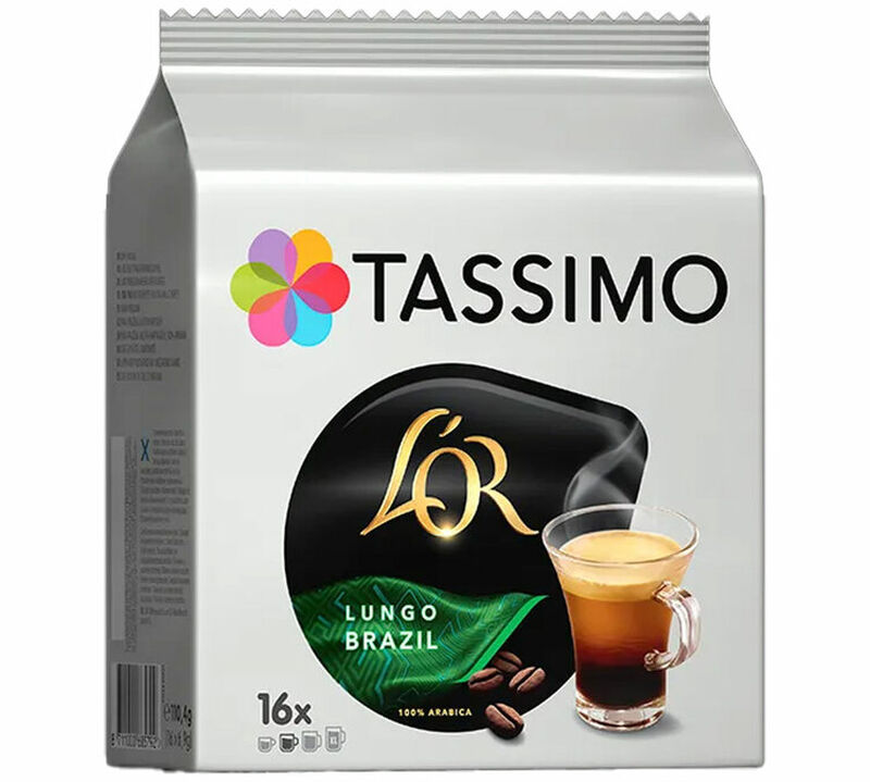Tassimo&reg; Pods L'Or Espresso Lungo Brazil x 16 image number 1