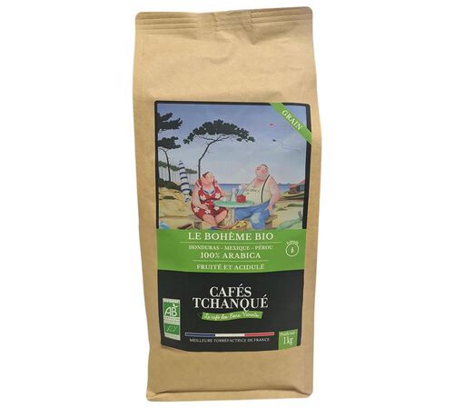 Caf&eacute;s Tchanqu&eacute; 'Le Yulima' organic coffee beans -1kg