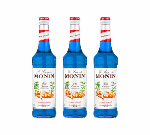 Lot de 3 Sirops Curacao bleu 3 x 70 cl - MONIN