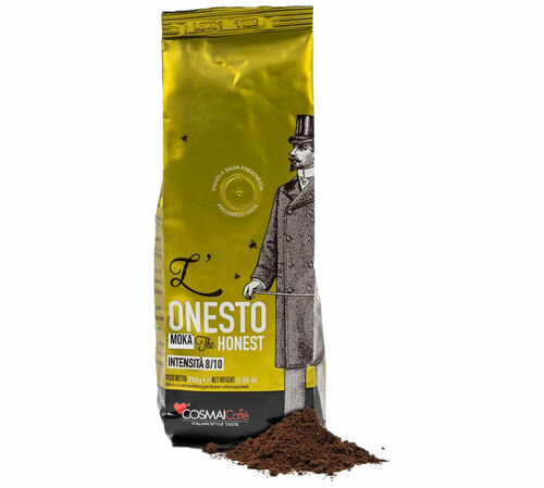 COSMAI CAFF&Egrave; - Caff&egrave; macinato - 250 g - The Honest Arabica/Robusta