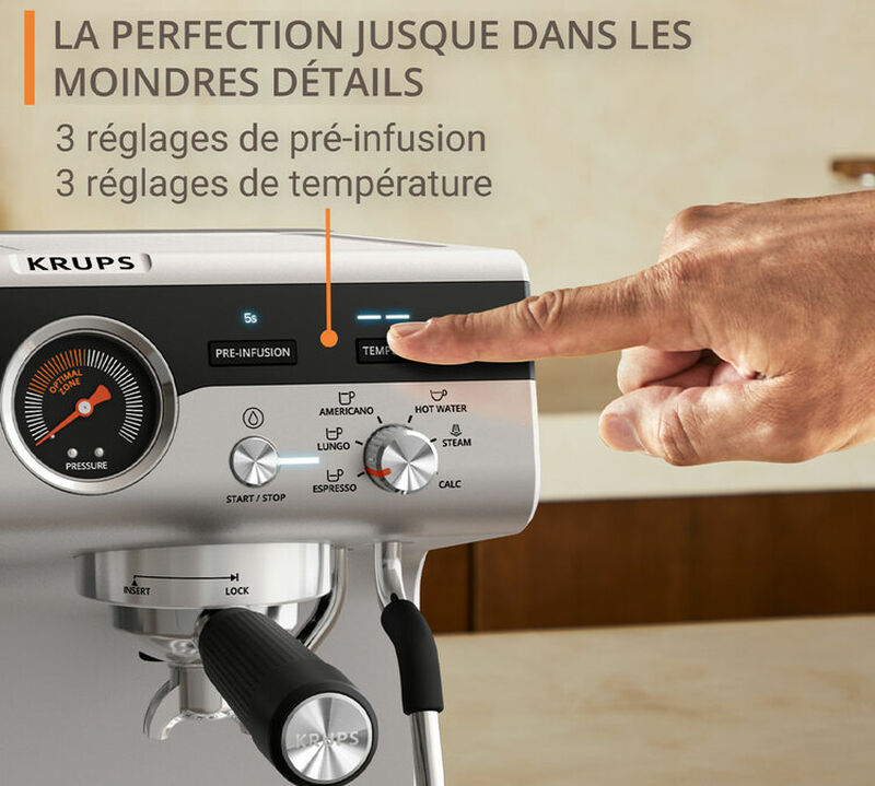 Krups Precision+ Macchina Espresso con Macinacaff&egrave; image number 6
