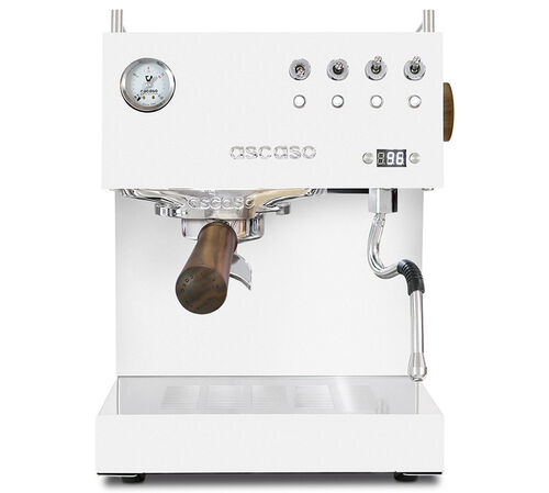 Machine expresso ASCASO Steel Uno PID blanche finition Bois