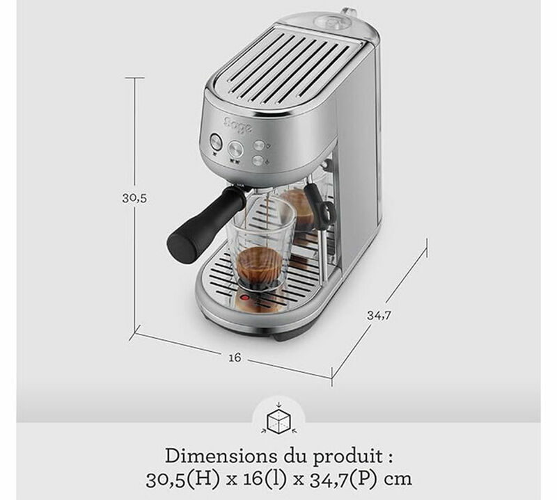 Sage The Bambino SES450BSS Inox Macchina per caff&egrave; espresso image number 7