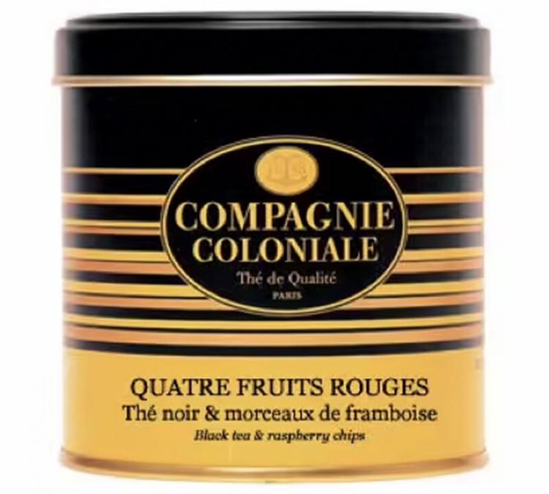 Luxury Quatre Fruits Rouges Black Tea - 120g loose leaf tea in tin - Compagnie Coloniale image number 0