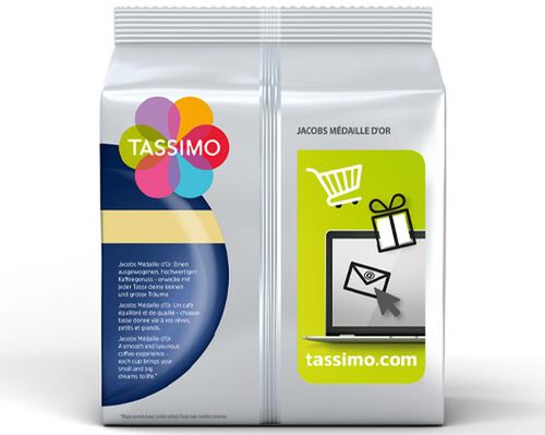 Tassimo Pods Jacobs M&eacute;daille d'Or x 16 image number 2