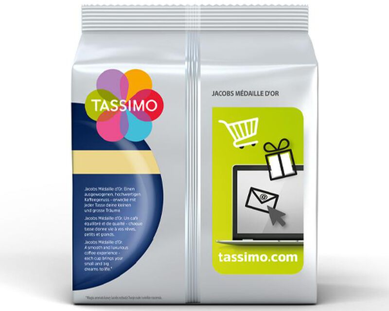 Tassimo Pods Jacobs M&eacute;daille d'Or x 16 image number 2