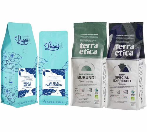 980 g - Caf&eacute; moulu - Pack d&eacute;couverte caf&eacute;s filtre - MAXICOFFEE