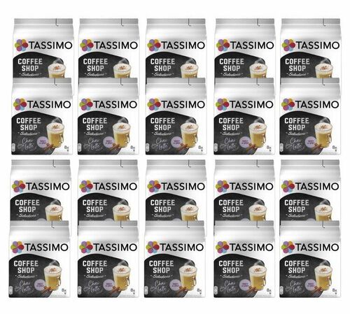 Tassimo Coffee Shop Chai Latte Pods 20 Packs (200 Drinks)