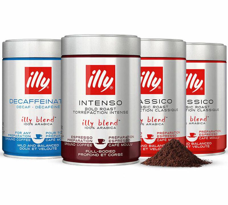 Illy - Caff&egrave; macinato - Kit assaggio 4 x 250 g image number 0