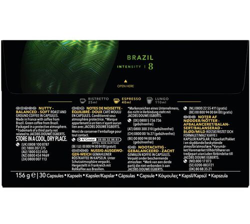 90 capsules compatibles Nespresso* Original Brazil - L'OR ESPRESSO image number 2