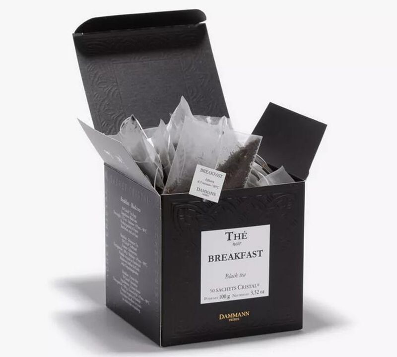 Dammann Fr&egrave;res Breakfast tea - 50 Cristal&reg; sachets image number 0