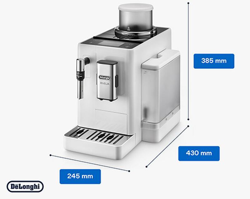 Expresso Broyeur DELONGHI Rivelia FEB 4435.W Blanc Arctique image number 8