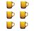 6 mugs "Versailles" couleur vermeil 26 cl - Duralex image