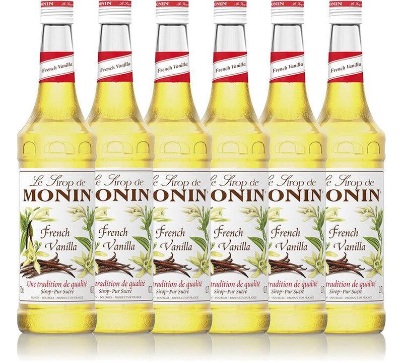 Sirop vanille (french vanilla) + pompe doseuse 6 x 70cl - MONIN image number 0