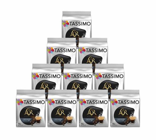 L'OR Espresso Fortissimo Coffee Pods 10 Packs (160 Drinks)