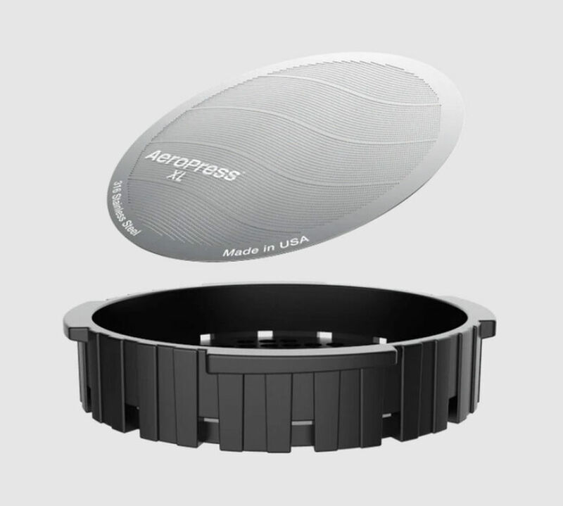 AeroPress XL Permanent Filter in Stainless Steel image number 2