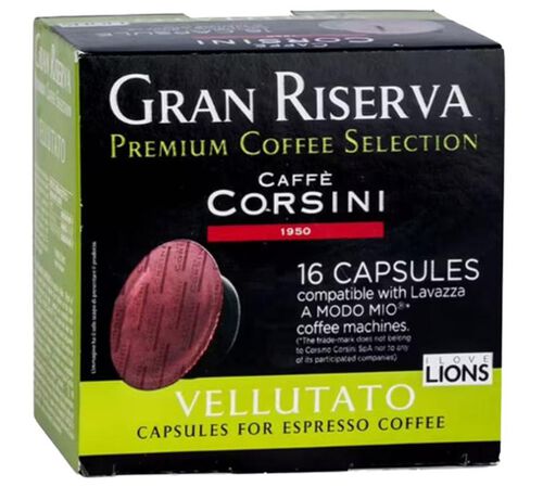 96 Capsules A Modo Mio&reg; compatibles Gran Riserva Vellutato - Corsini image number 1