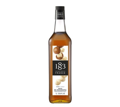 Sirop 1883 Routin Noix de Macadamia - Bouteille Plastique - 1L