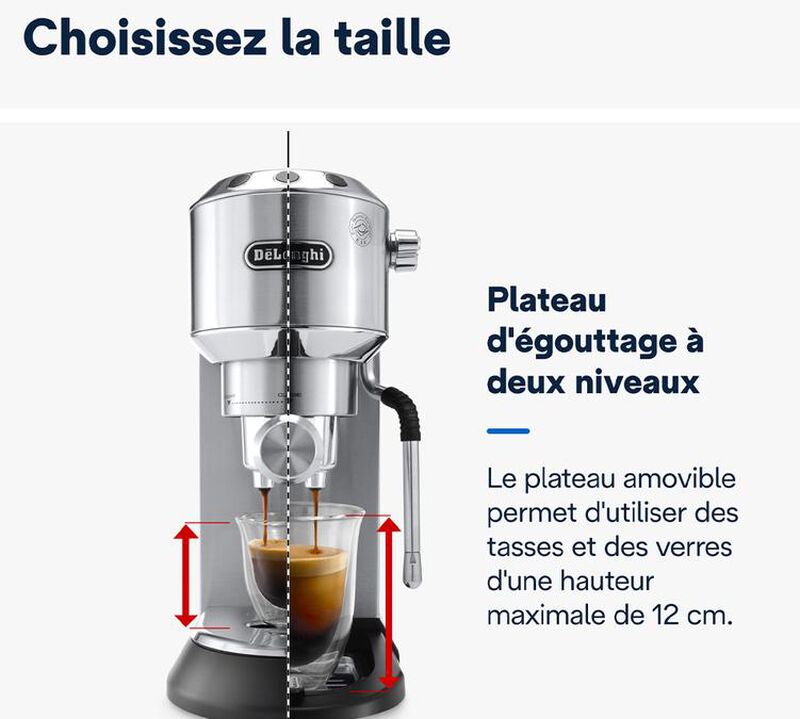 DeLonghi Dedica Arte EC885.M Full Metal + Pack Barista image number 8