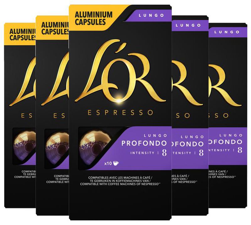 L'Or Espresso Lungo Profondo Nepresso&reg; Original Compatible Pods x 50 image number 0