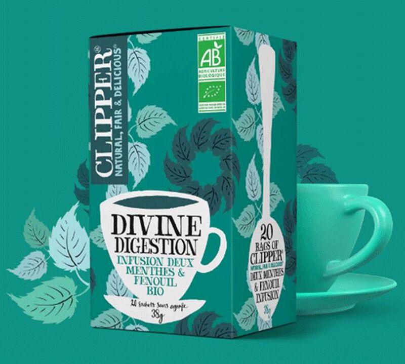 Infusion Divine Digestion Bio - 20 sachets - CLIPPER image number 1