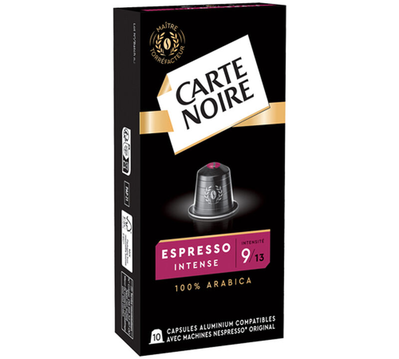 100 capsules compatibles Nespresso* Original Espresso Intense n&deg;9 - CARTE NOIRE image number 2