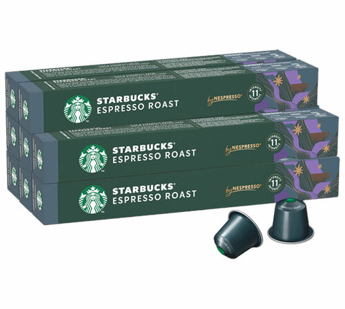80 Nespresso* Original Compatible Capsules Espresso Roast &ndash; STARBUCKS