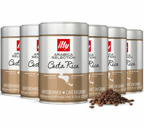 Illy - Caff&egrave; in grani - Costa Rica 6 x 250 g