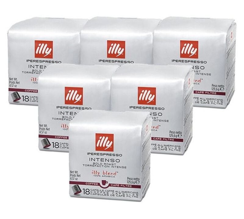 Illy Iperespresso Intenso Filter Coffee - 108 coffee capsules image number 0