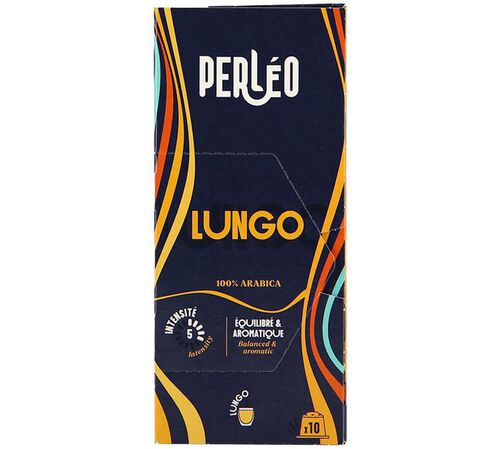 10 Nespresso* Original Compatible Capsules Lungo &ndash; PERLEO