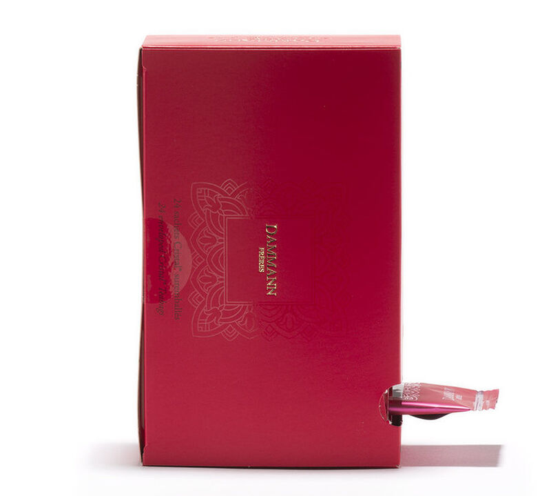 Dammann Fr&egrave;res Carcadet Passion Framboise - 24 Cristal sachets image number 2