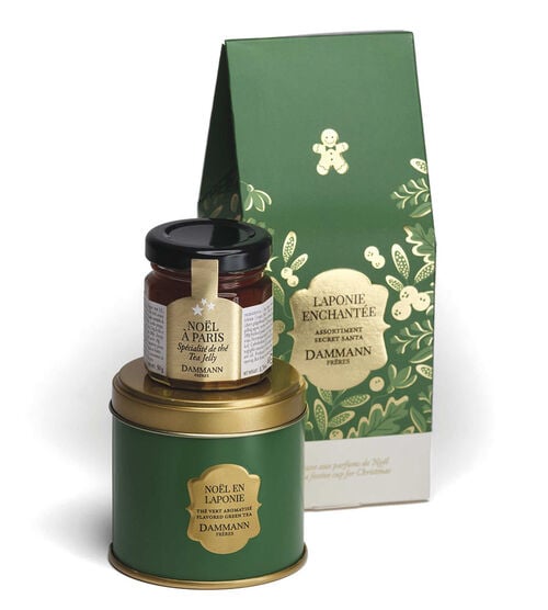 Laponie enchant&eacute;e - Th&eacute; No&euml;l Laponie 40g + Sp&eacute;cialit&eacute; de th&eacute; No&euml;l &agrave; Paris 50g - DAMMANN FR&Egrave;RES