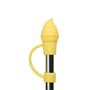 Gourde isotherme avec paille et embout - Travel cup jaune citron - 90 cl - QWETCH image number 2